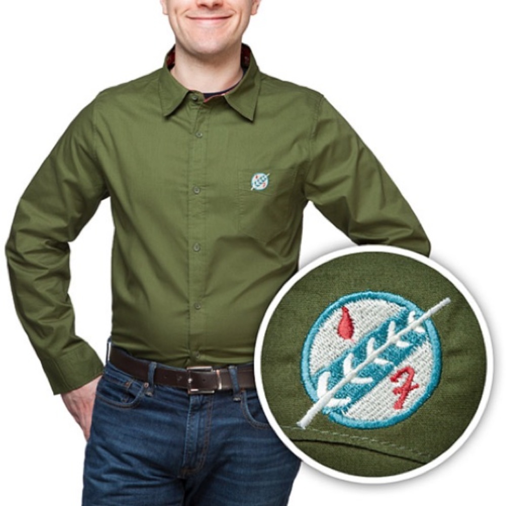 NWT Boba Fett Dress Shirt